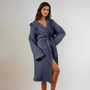 Waffle Knitted Robe