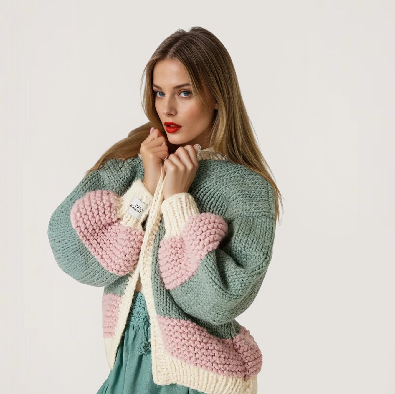 Pastel Knitted Cardigan